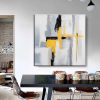 Hand Painted Oil Paintings Black and white gold Modern Abstract Oil Paintings On Canvas Wall Art Decorative Picture Living Room Hallway Bedroom L