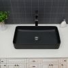 Ceramic Rectangular Vessel Bathroom Sink