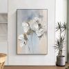 Handmade Oil Painting Fancy Wall Art Personalized Gifts Abstract White Floral Painting On canvas Large Flower Oil Painting Minimalist Modern Livi